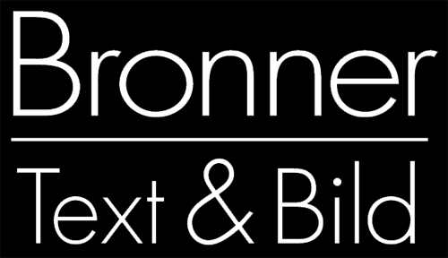 Logotype Bronner Text & Bild